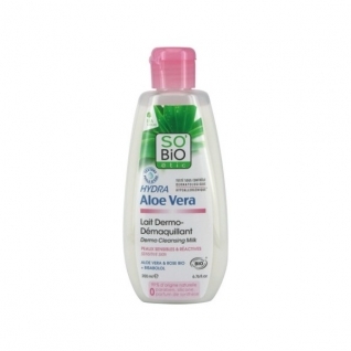 Leche Limpiadora Aloe Vera Hydra Dermo-SoBio 200ml