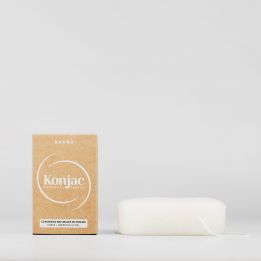 Esponja KONJAC Corporal Cuadrada NATURAL BANBU