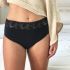 Braga Menstrual BIKINI Flujo Ligero XS Negro